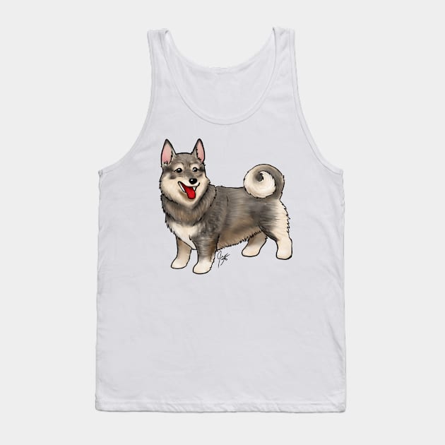 Dog - Swedish Vallhund - Sable Tank Top by Jen's Dogs Custom Gifts and Designs